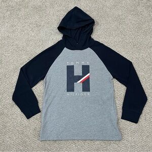 Boys Tommy Hilfiger Long Sleeve Hooded Tee